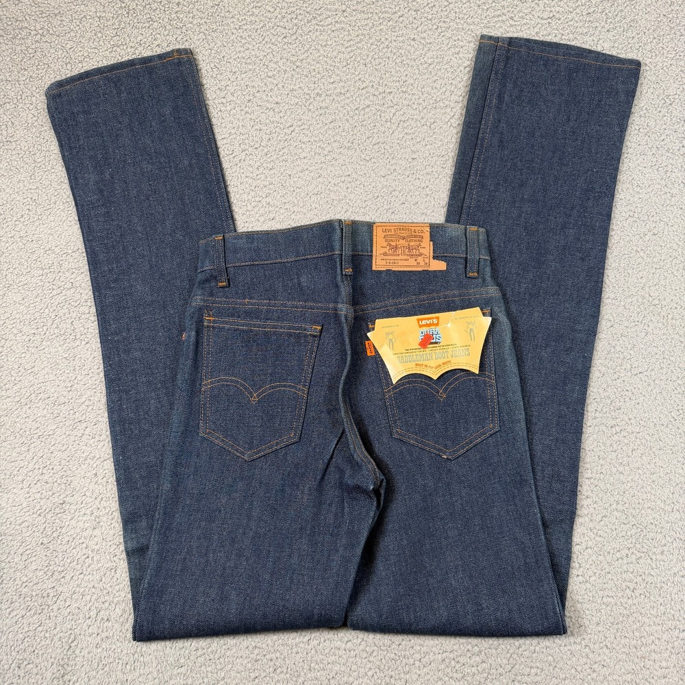 Vintage Levis Jeans Mens 30x36 (Fits 28x36) Deadstock USA Bootcut Flare 1981 80s